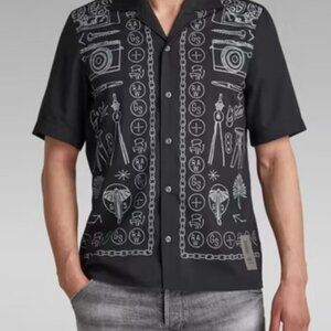 GStar Hawaiian Service Regular Button Up Shirt